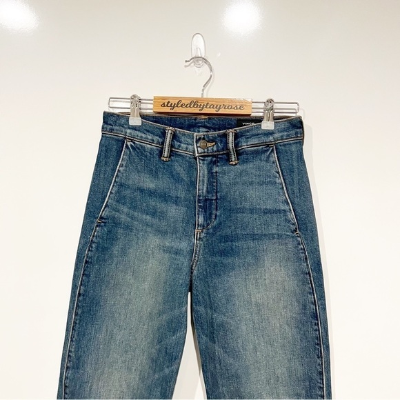 Vince Twisted Seam Relaxed Straight Leg Jeans - Picture 4 of 14